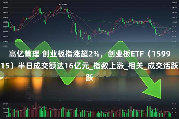 高亿管理 创业板指涨超2%，创业板ETF（159915）半日成交额达16亿元_指数上涨_相关_成交活跃